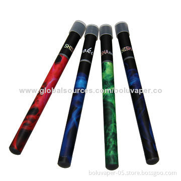 Colorful e hookah disposable e cigarettes with CE/RoHS/FCC/FDA marks